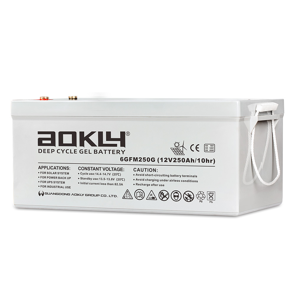 Batterie Aokly Gel Vrla GEL. 6GFM100G. 100Ah 12V. (330x172x214mm) - VT  BATTERIES